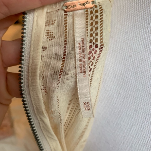 Free People Lace Tu Es La mini Dress - Picture 7 of 9